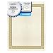 Geographics Parchment Paper Certificates, 8.5 x 11 Inches, Natural Diplomat Border, 50 per Pack (21015)