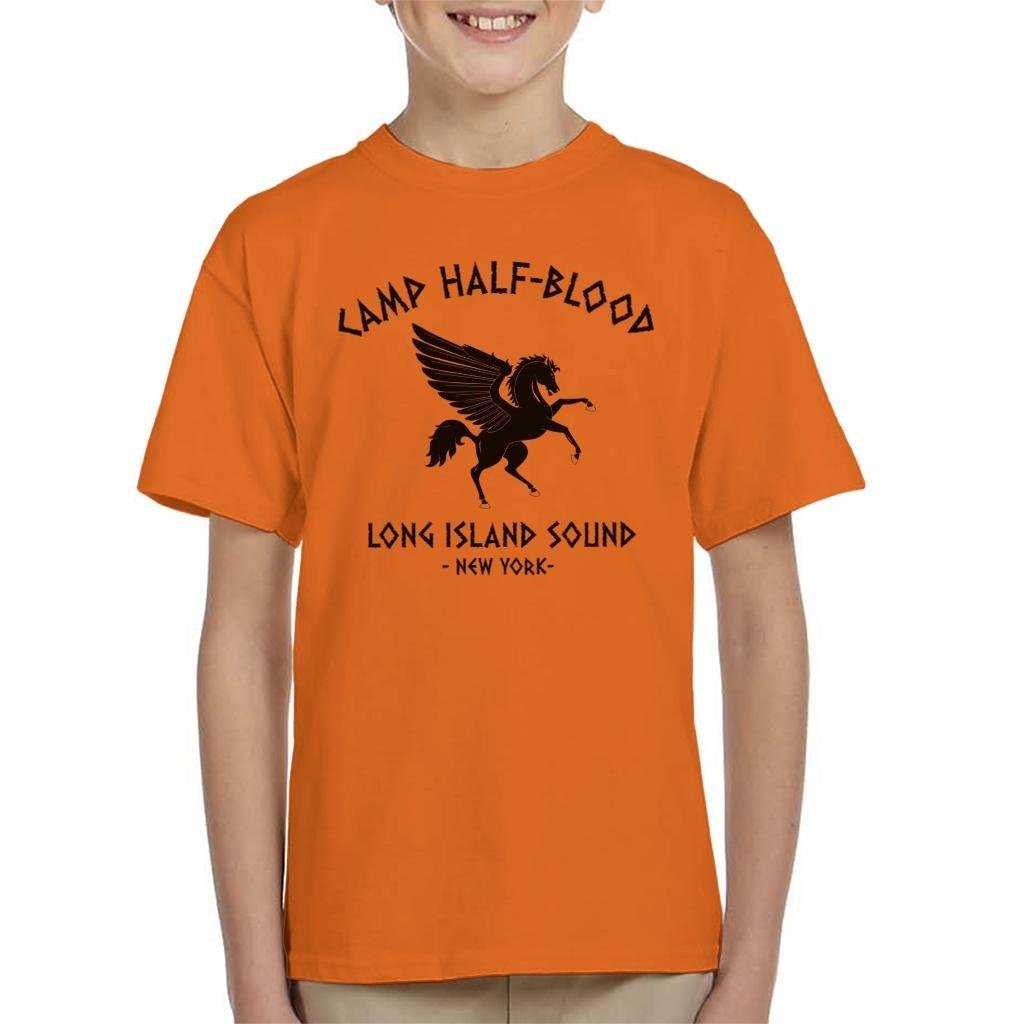 Percy Jackson Camp Half Blood Kid's T-Shirt Orange