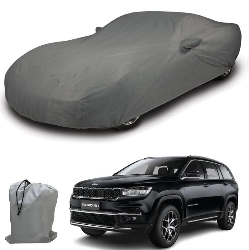 Image of ARCUATE Triple Layer Custom fit Car Body Cover for Jeep Meridian |Top Layer Dustrproof | Middle Layer Waterproof | Bottom Layer Scratch Protection | Outdoor Indoor Fabric