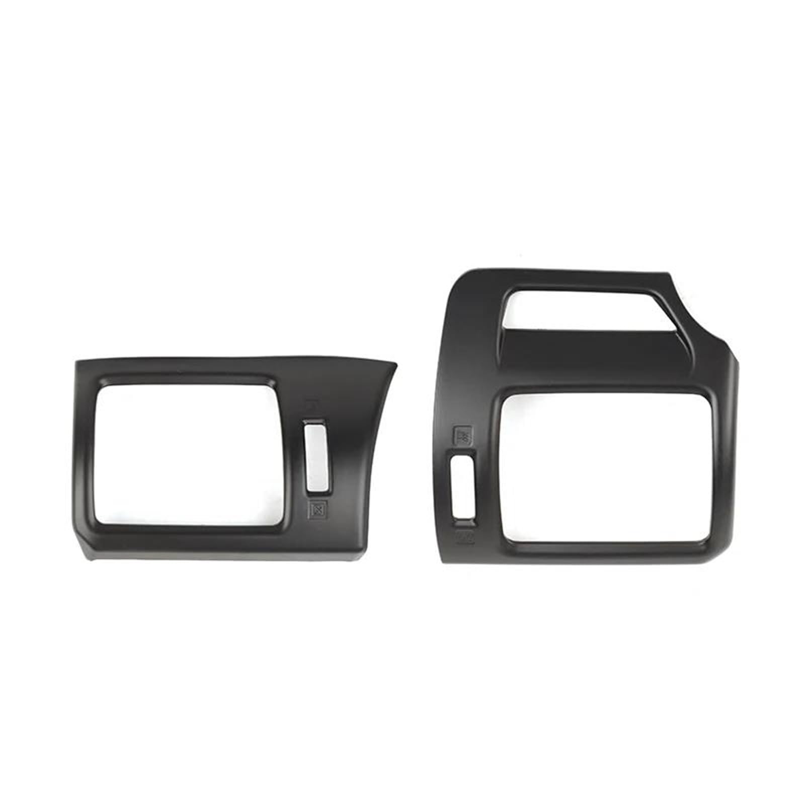 Ousduo Matte Black Air Conditioning Vent Decoration Both Sides Of The Center Console For 4Runner 2010 Up Interior Decal Trim