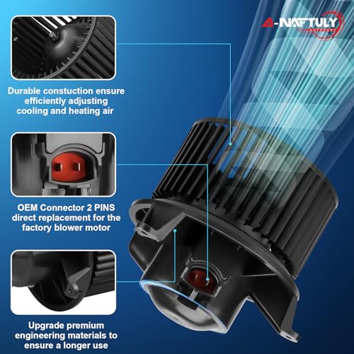 Image of HVAC Blower Motor Fan Replacement for 2004-2015 Nissan Titan, 2005-2015 Nissan Armada, 2004-2010 Infiniti QX56, 2004 Pathfinder - AC Heater Blower Motor Plastic, Replace 700174