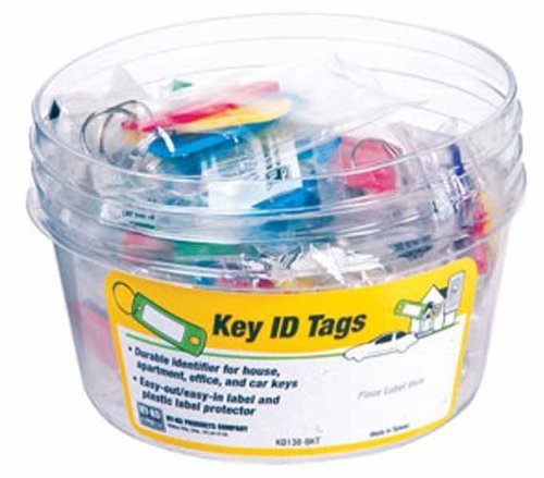 Hy-Ko Prod KB138-BKT 20PC3PK KeyID Tag ASSTD - Quantity 6