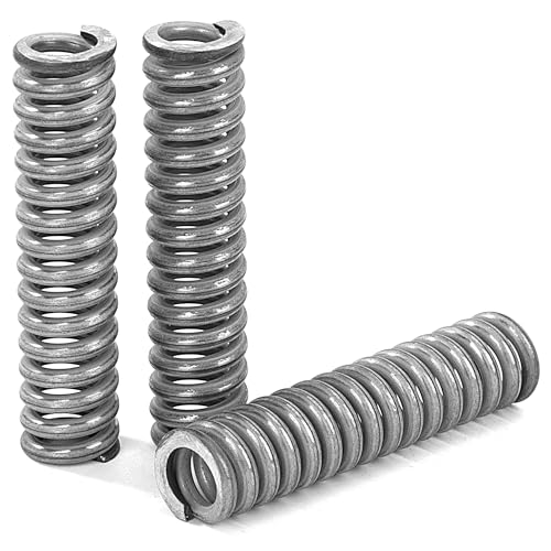 Produktbild von 20x GUNGY Druckfedern Edelstahl 304 – 1x6x50 Mm, Max. Kraft 5,3 Kg, Polierte Oberfläche, Ideal Für Mechanik & Elektronik