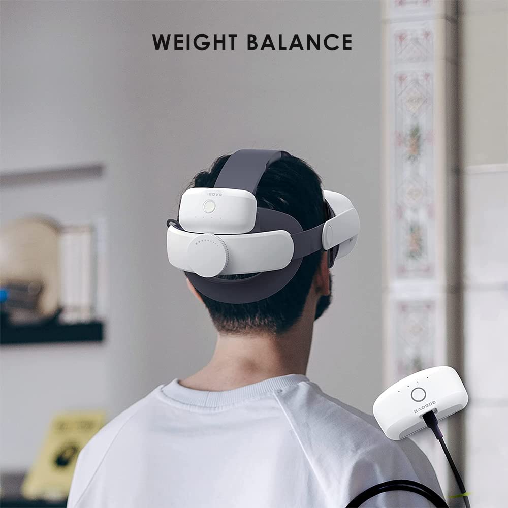 BOBOVR M1 Plus Sports Head Strap Twin Battery + Charging Dock