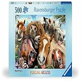 Ravensburger Selfies Horsing Around Jigsaw Puzzle (500 Pieces)