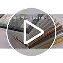 Americanflat 4x6 Picture Frame with Shatter-Resistant Glass - Streamline Collection - Thin Border Photo Frame for Tabletop and Wall Display - Hanging Hardware and Easel Stand Included - Walnut