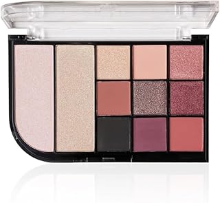 باليت ظل جفون عالية الاصطباغ بألوان طبيعية من هابي هوم،، باليت ايشادو ميتاليك لامعة ومات تدوم طويلا وقابلة للمزج، مجموعة هدايا مستحضرات التجميل