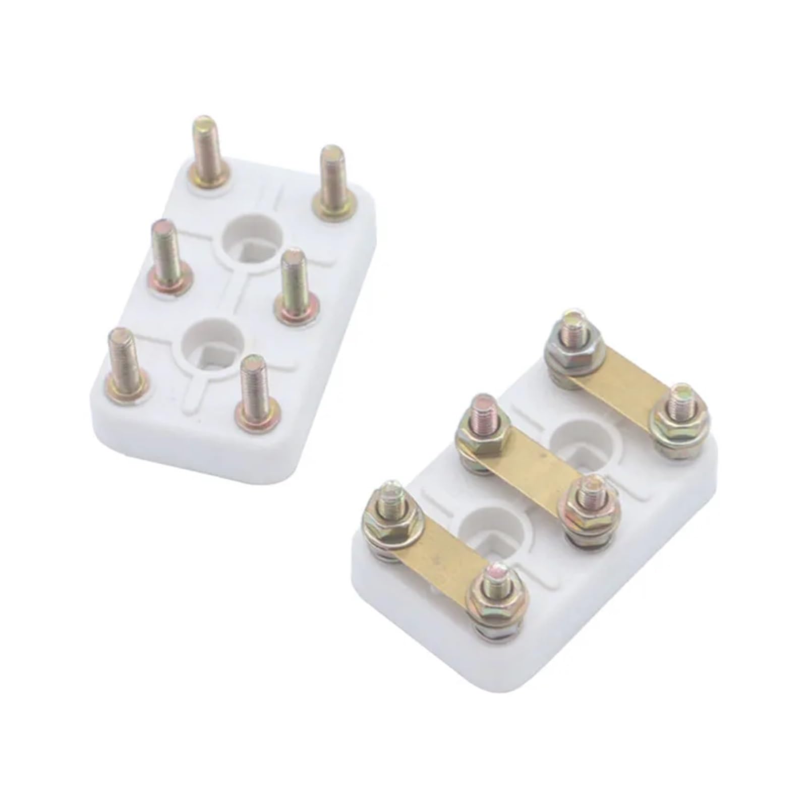 RAHBI 2 Pcs Three-phase Motor Terminal Block Wiring Board Rac leisurely