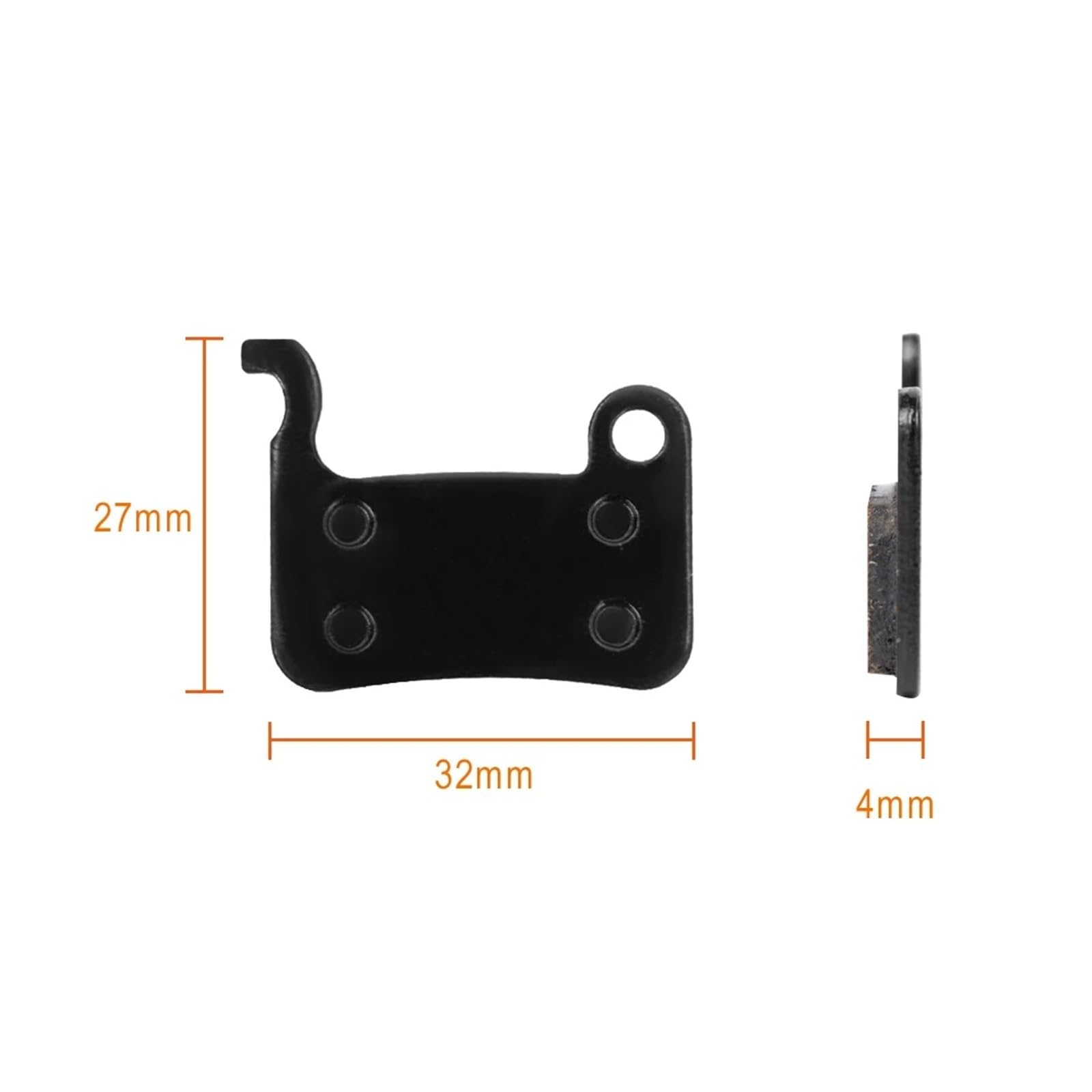 Pastillas de Freno + Metralla de Acero Inoxidable for Patinete M365/Pro XTECH Freno hidráulico MTB Disco de Bicicleta Cerámica HB100 Semimetálica