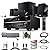 Yamaha Audio YHT-4950U 4K Ultra HD 5.1-Channel Home Theater System with AV Receiver, 8" 50W RMS Powered Subwoofer Speakers True Surround Sound and Bluetooth Streaming Bundle with Accessories
