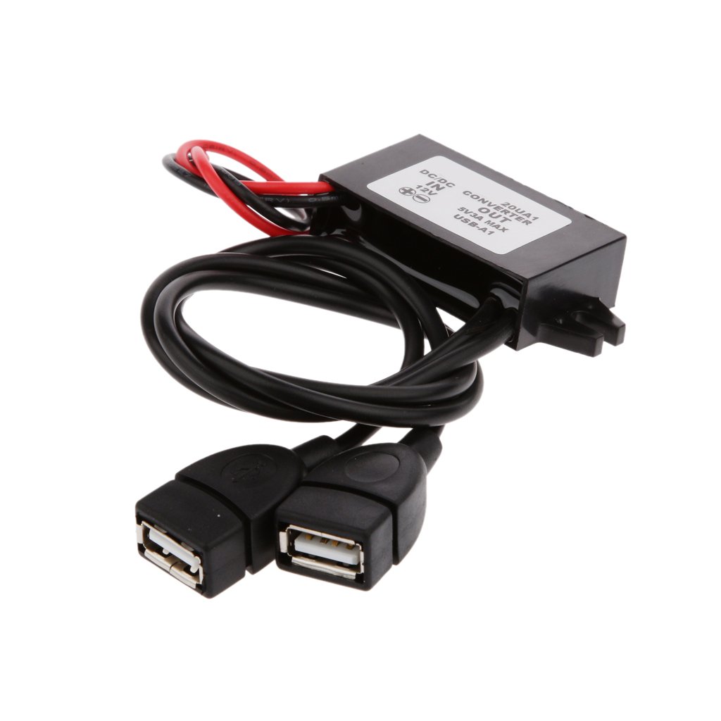 ノーブランド品 　デュアルUSB　 車　DC-DC　コンバータモジュール　12Vー5V 3A 15W　電源アダプタ dwos6rj Amazon.co.jp: ノーブランド品 デュアルUSB 車 DC-DC コンバータ
