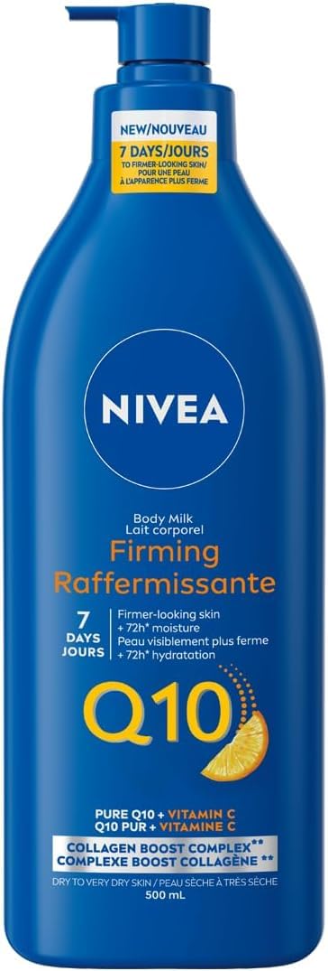 NIVEA Q10 Firming Body Milk, Lotion for Women with Q10 and Vitamin