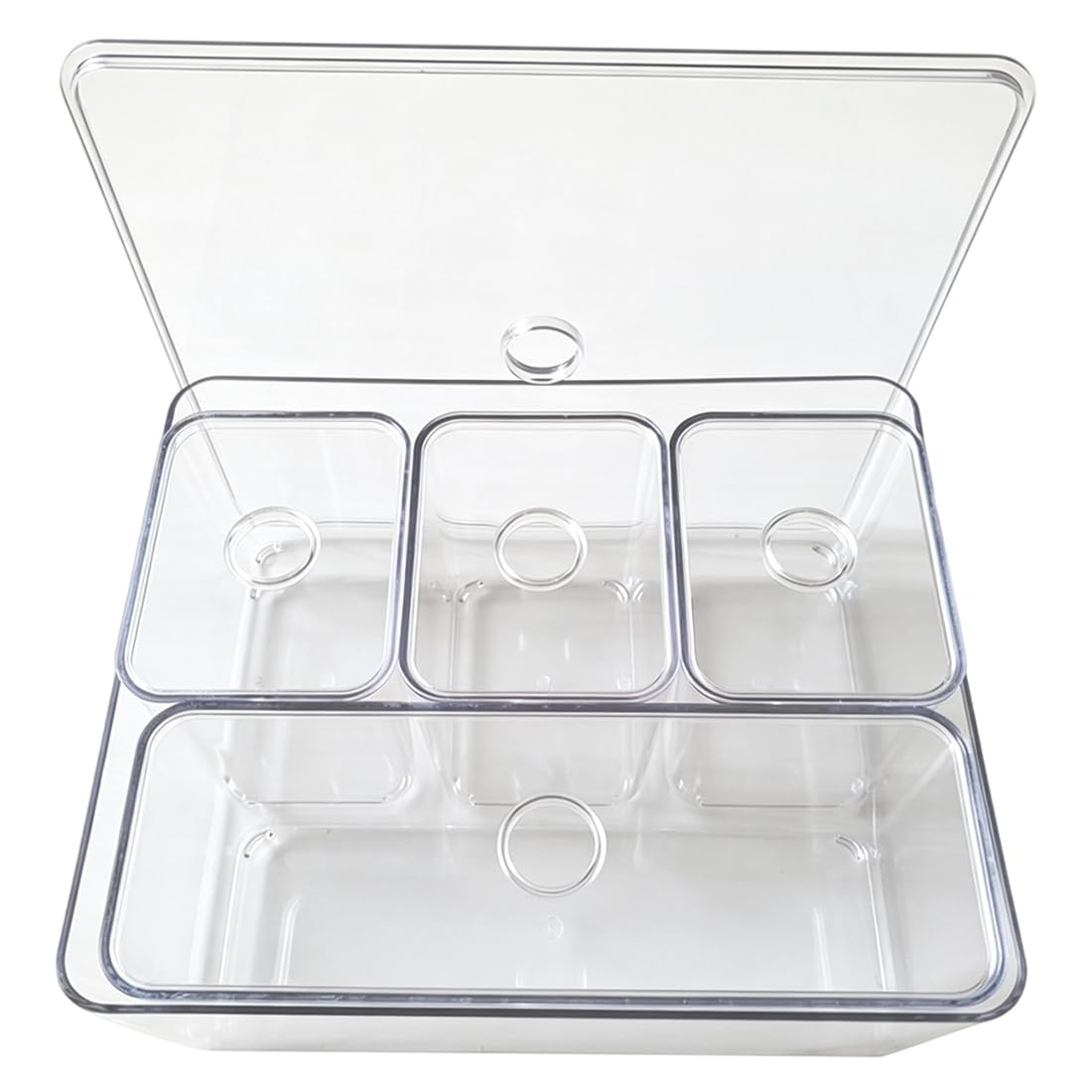 Aundhegrtt Storage Box Clear Drawer Organizer Sets Plastic Storage Box Stationery Makeup Organizer Boxes