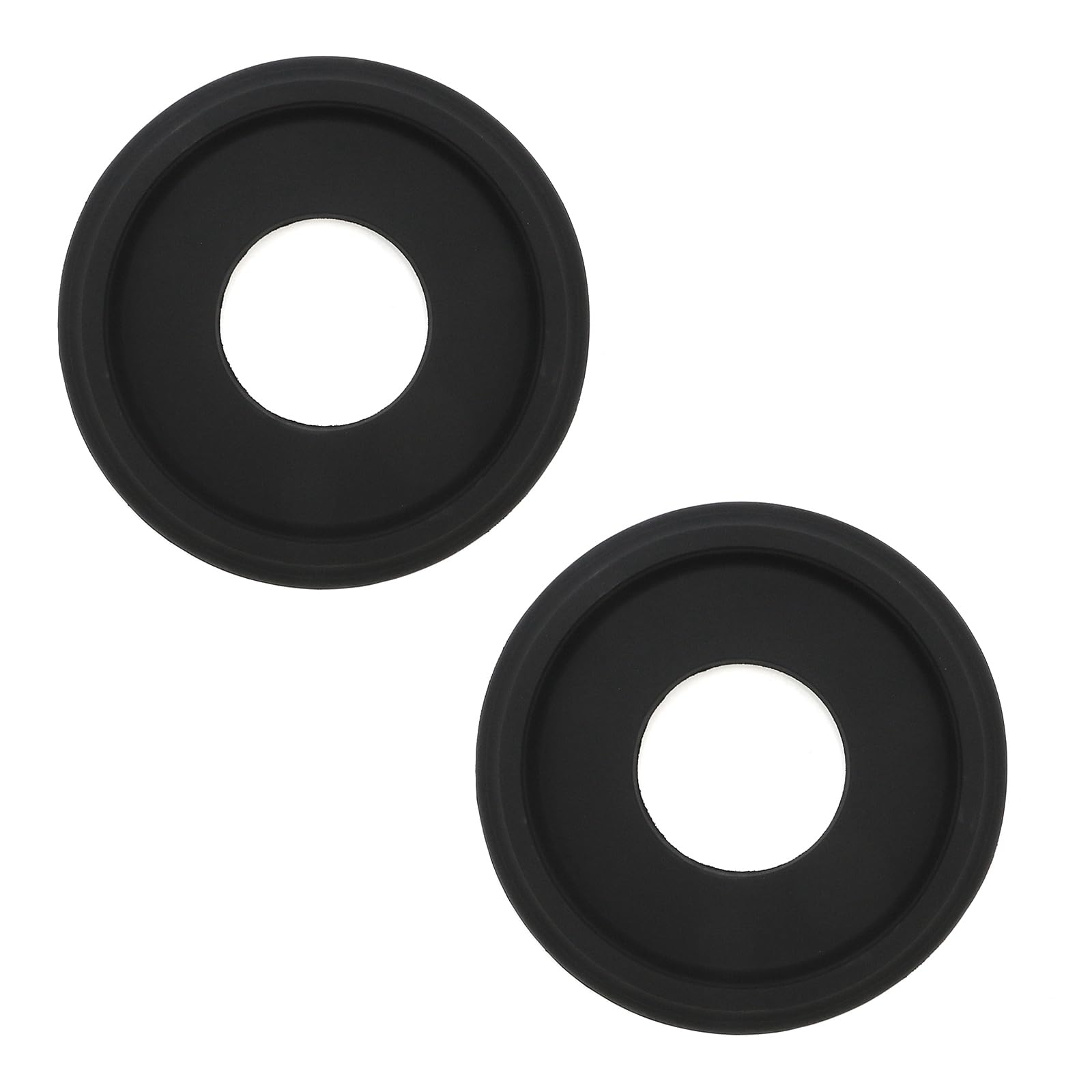 2Pcs Black Ceiling Medallion Ceiling Light Covers,10 Inches Ceiling Light Medallion for Light Fixtures,9.84" OD x 3.86" ID