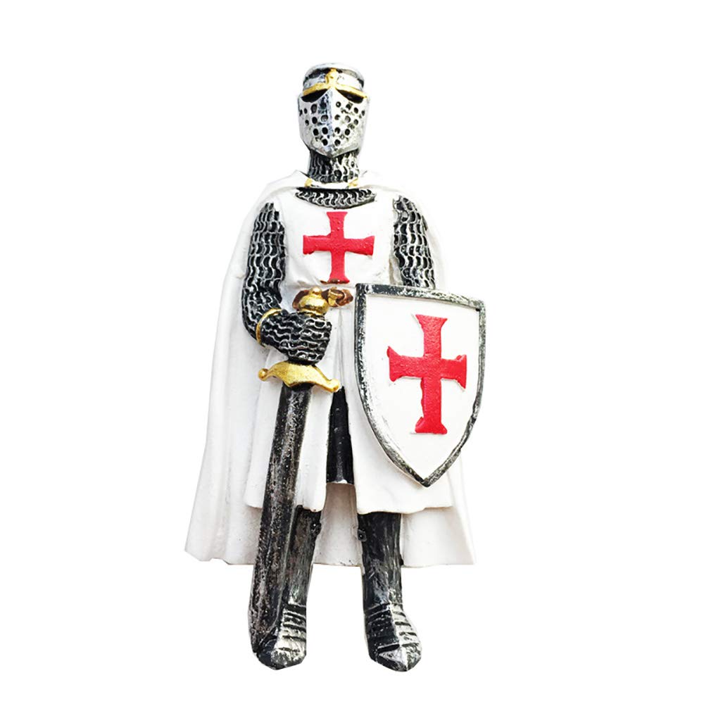 Wedarego Jerusalem Knights Templar 3D Souvenir Fridge Magnet Gift,Handmade Home & Kitchen Decoration Jerusalem Refrigerator Magnet Collection