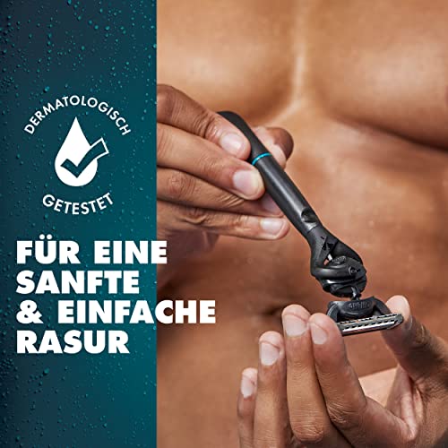 Gillette Body & Intimate Rasierklingen, 4 Original Ersatzklingen, Schwarz – Ansicht 4