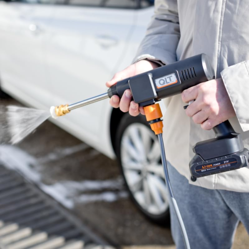 Nettoyeur à Pression Electrique - Venteo - Portable - Sans fil - Idéal pour laver la voiture, le mobilier et le jardin