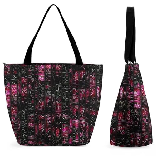 Sac de voyage femme rose abstrait fini le manque de place en shopping