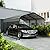 10x15 FT Metal Carport, Heavy Duty Carports Canopy with Galvanized Steel Frame & Roof, Outdoor Garage Car Port for All-Weather, Outdoor Galvanized Shelter for Car, Boats and Truck