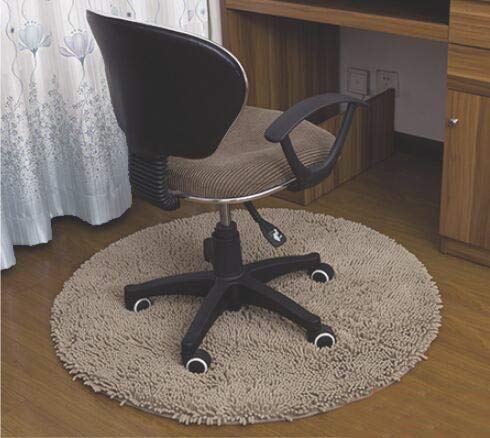 Dricar - Tappeto rotondo in ciniglia, 100 cm