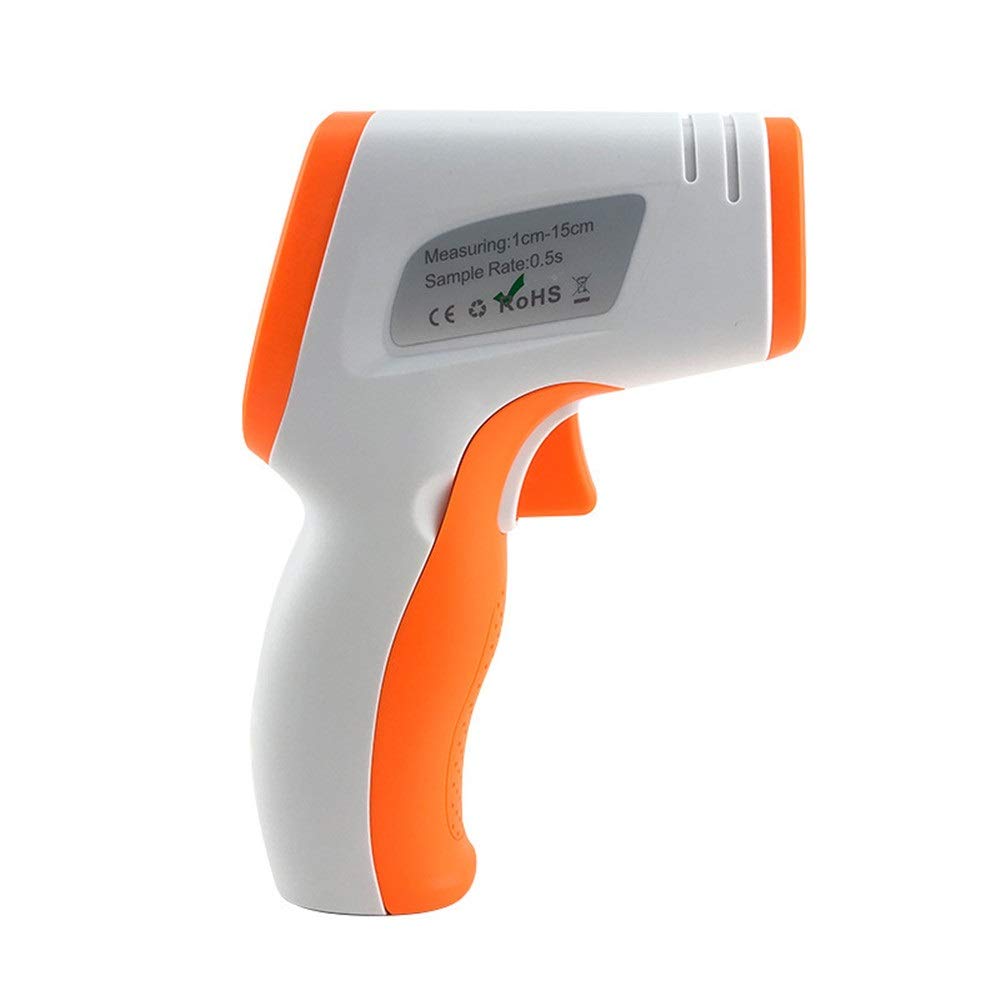 Salida de la Pistola de la Frente termómetro Chino e Inglés infrarrojo sin Contacto termómetro termómetro (2 / Pack)