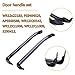 WR12X22183 PS9494525 Door Handles Kit for General Electric Refrigerator Replace WR12X11008 WR12X11009 AP5948588