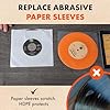 25x 7 Inch Single 45 RPM Anti-static Inner Vinyl Record Sleeves | Spincare Rounded Edge Archival Anti Static HDPE Plastic Vinyl Record Storage Covers for 7” 45 RPM Singles #3