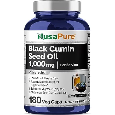 NusaPure Black Seed Oil Softgel Capsules Cover