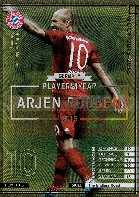 Amazon.co.jp: WCCF/15-16/POY 3/アリエン・ロッベン : スポーツ