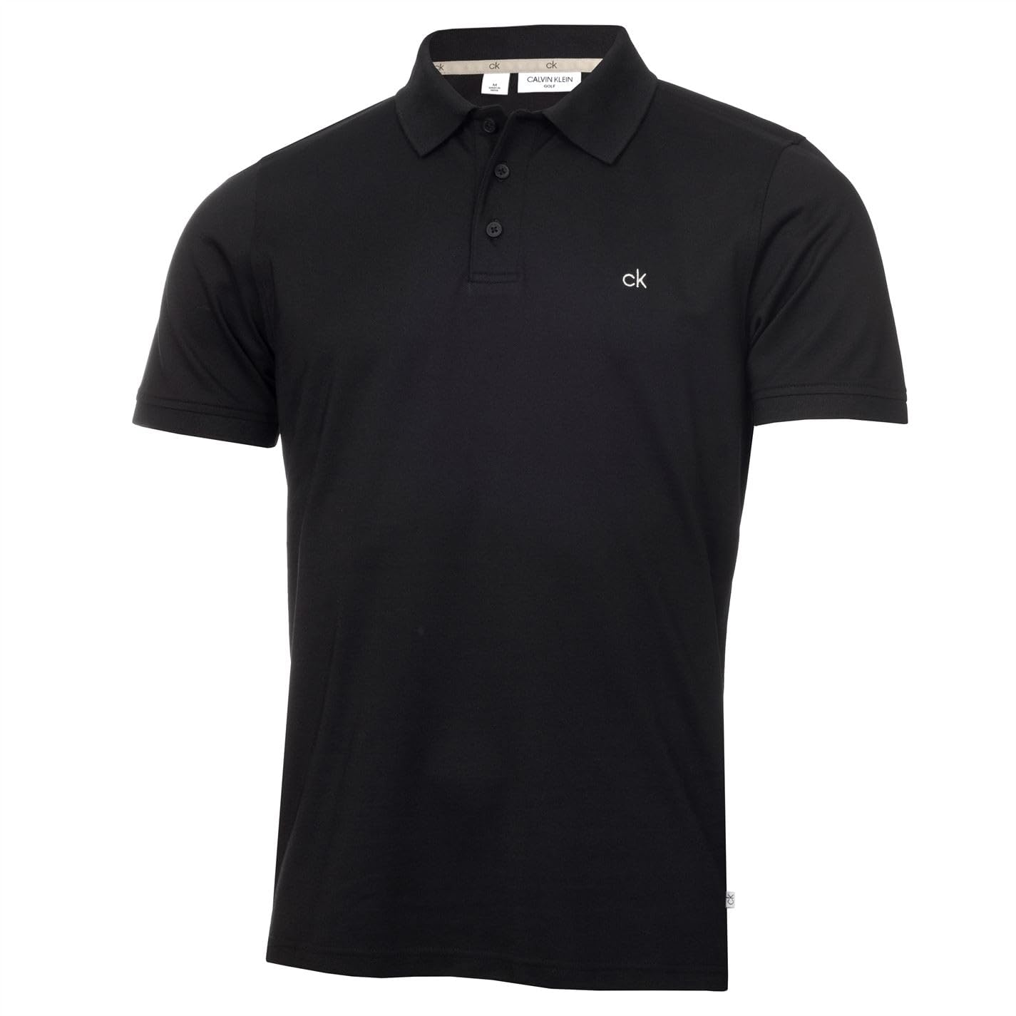 Calvin Klein Mens Planet Polo Shirt - Black - XXL