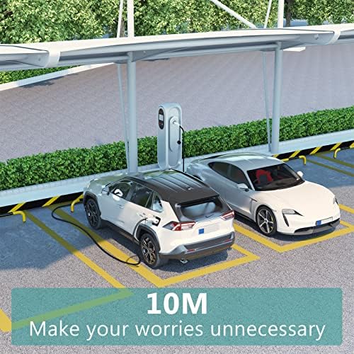 MAX GREEN EV/Electric Vehicle Car & Plug-in Hybrid Charging Cable Type 2 to Type 2, | 32Amp | Max Output Power 7.2 KW | Single Phase | 10 Meters |
