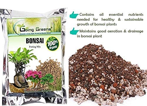 Image of 100% Organic Bonsai Potting Soil Mix 4000 GMS (800 GMS x 5 nos)