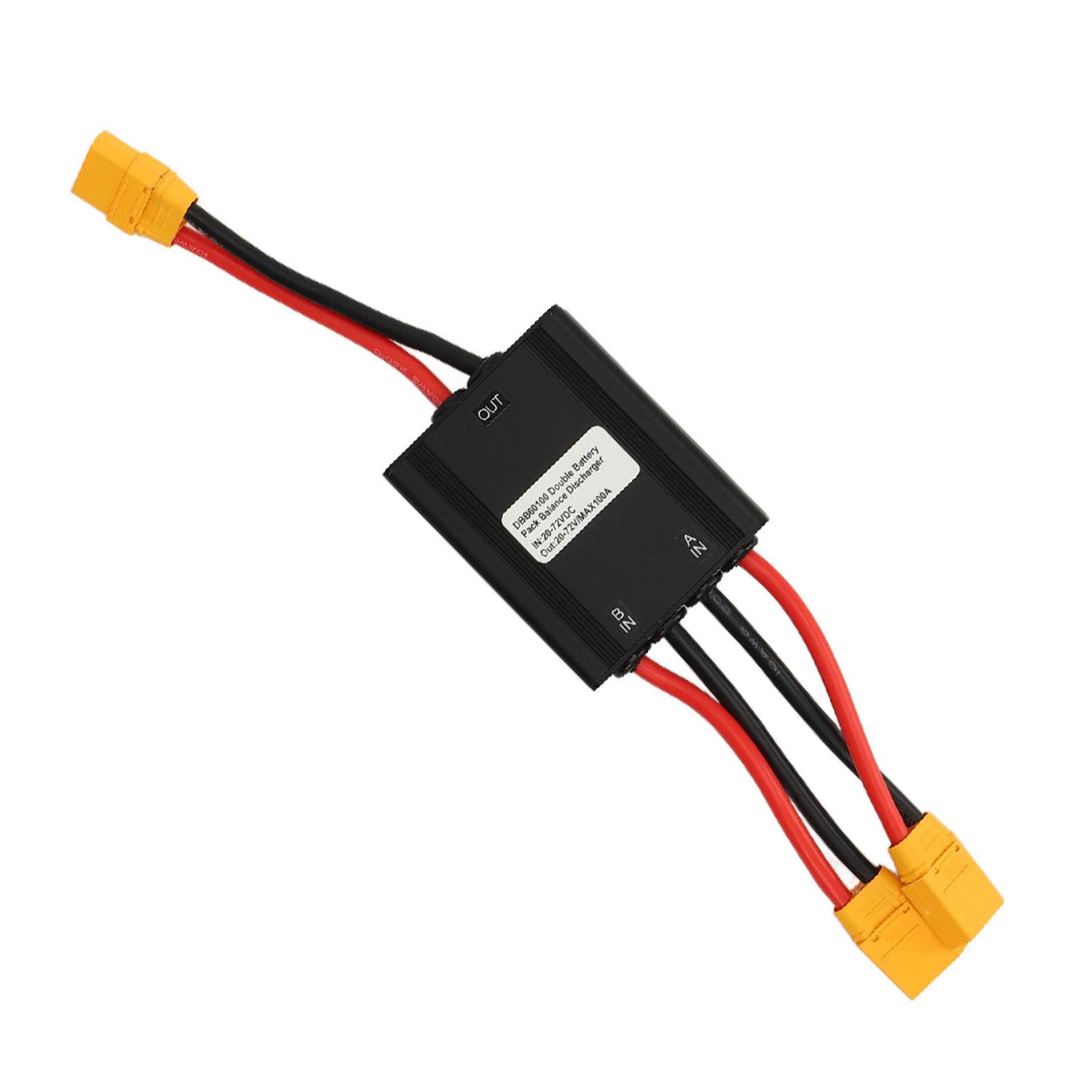 KIMISS Convertidor de Descarga de Batería Doble de Bicicleta Eléctrica 20V-72V Dual Batería Paralela Adaptador de Módulo Paralelo para un Rendimiento Mejorado y una Capacidad de Control (100A)