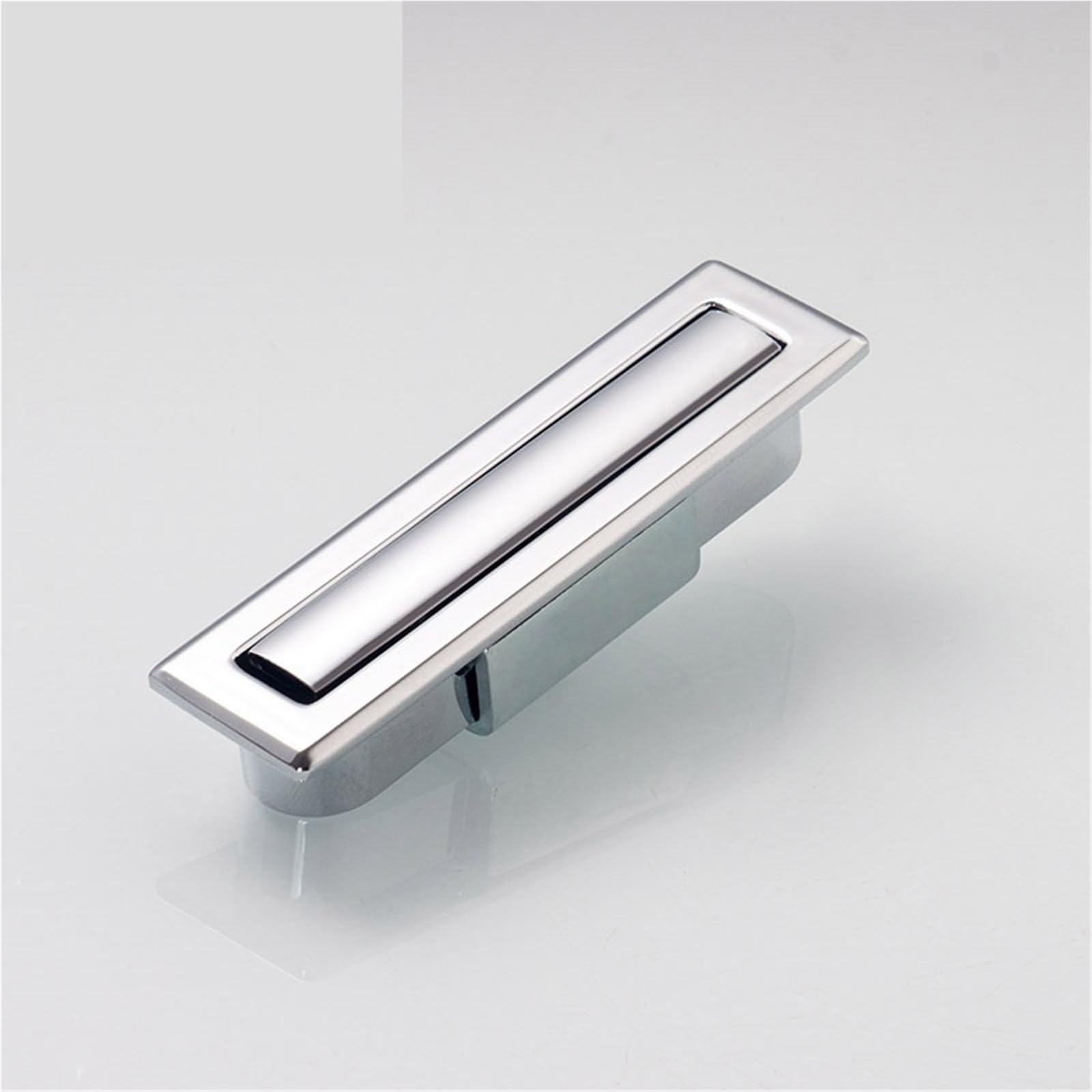 Cerradura de gabinete PL001 de aleación de zinc resistente en cromo brillante