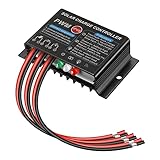 ✅【Monitoreo del indicador】 Con cables cortos para conectarse con el panel solar, la batería y la carga, tres luces LED y cuatro modos de trabajo pueden ayudarlo a conocer el estado de funcionamiento del controlador y es conveniente usar el producto en varios tipos de luces de carretera y dispositivos de monitoreo.