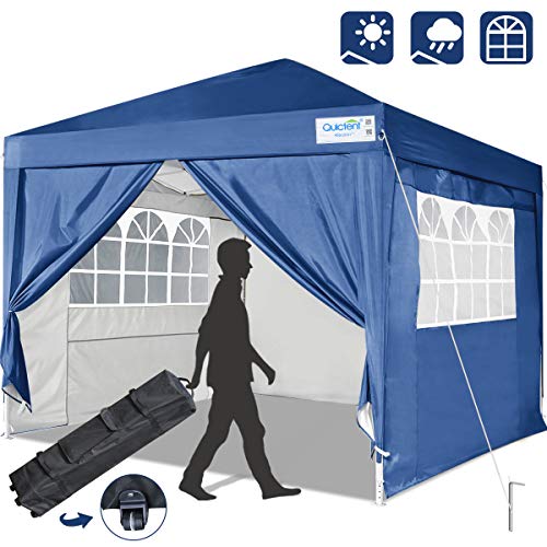 Quictent Silvox 10x10 Ez Pop Up Canopy Tent Enclosed Instant Canopy Shelter Protable