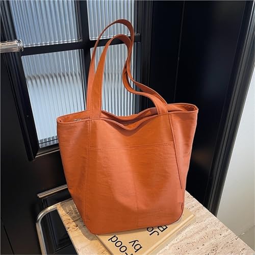 College Student Commuter Tote Bag Canvas Bag Women's Winter Large-capacity Fashion Simple Shoulder Bag2