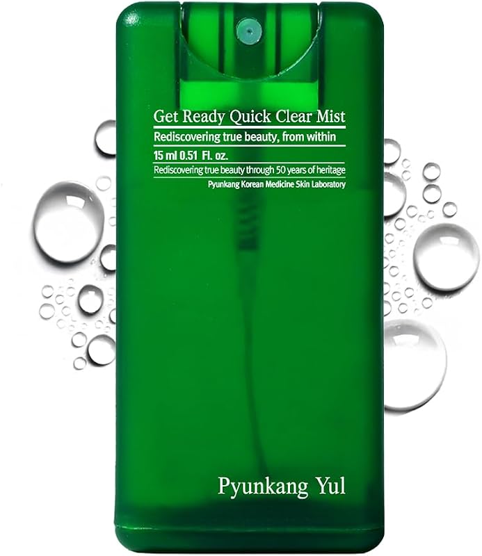 Pyunkang Yul Bruma Facial Ultimate Get Ready Quick Clear para Pele Sensível, com Cica e Tea Tree, 15 mL