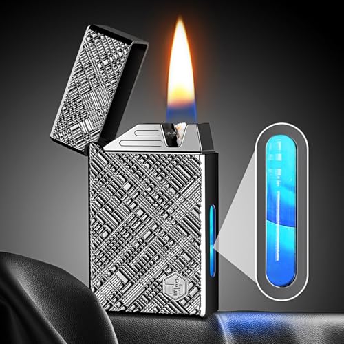 Encendedor Kerosene con voz, 4 modos ignición, tanque visible miniatura 3