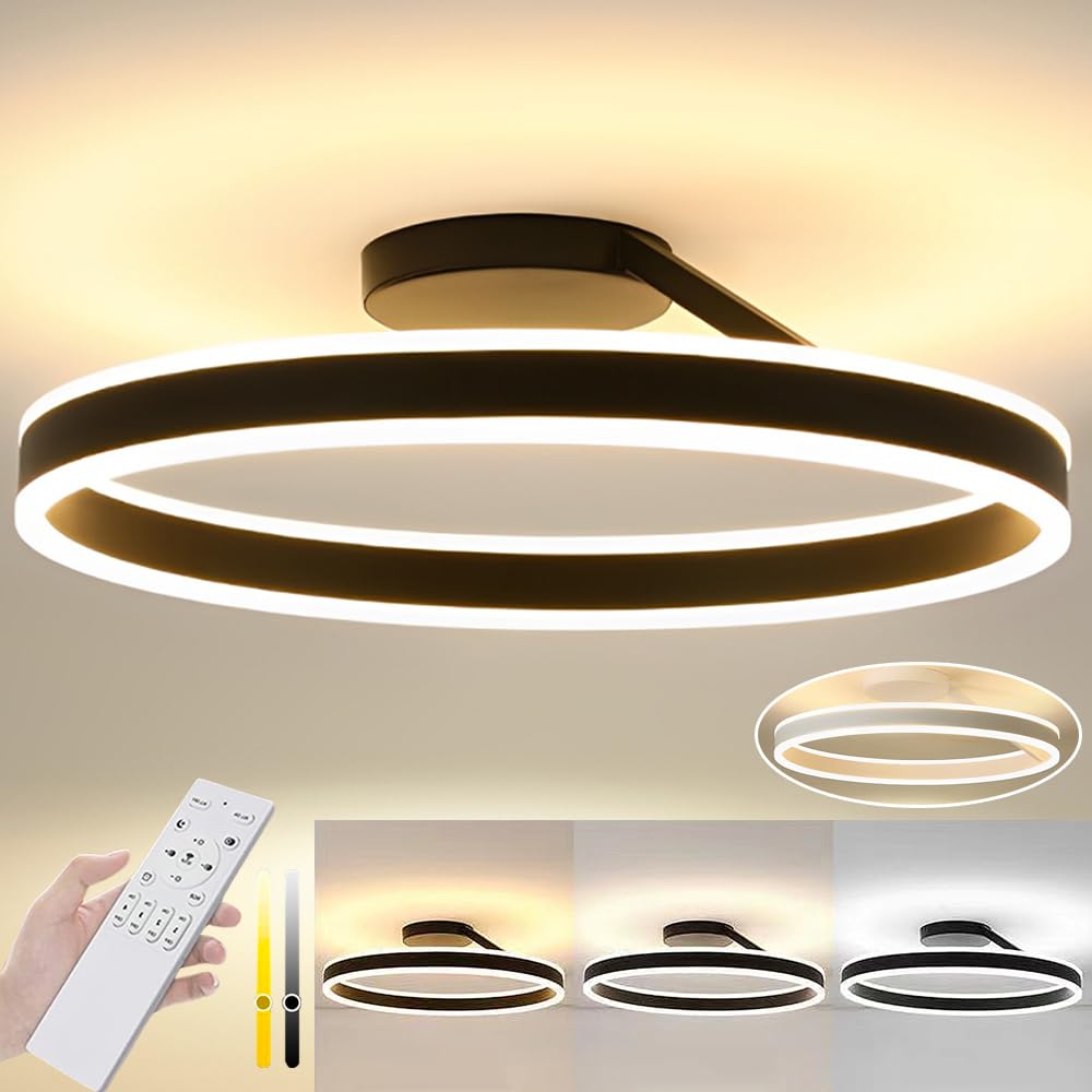 Amazon.co.jp : aierbo 北欧風 LED シーリングライト おしゃれ 6畳 8畳