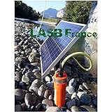 Kit de bomba solar sumergida con controlador interno 12 V 70 metros de profundidad + panel fotovoltaico 12 V 100 W para riego, riego, estanque, bebida, piscina, goteo y lavado de autos