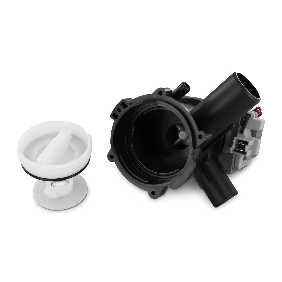 Pompa spustowa do Bosch Siemens 145787 00145787 144978 00144978 z głowicą i filtrem do pralki jak iQ100 iQ300 Avantixx Maxx VarioPerfect Logixx seria 2 seria 4