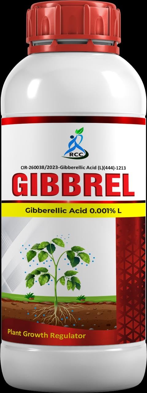 GIBBREL Plant Growth Booster Liquid | Gibberellic Acid 0.001% L | Organic Growth Promoter for Plants | Enhances Germination, Flowering & Plant Development (250 ml)