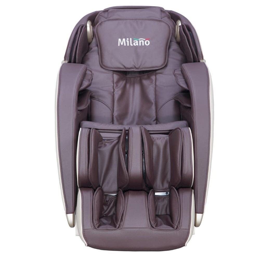 Danube Home Cimarro Massage Chair PP, Leather Sofa I Relaxing Modern Design Living Room Furniture (L 77 x W 75 x H 120 cm) - Beige