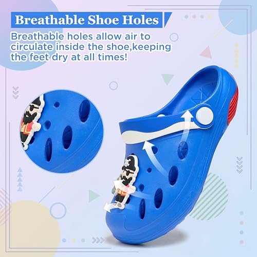 Image of Kids Girls Boys Clogs Garden Shoes Toddler Beach Summer Slides Slippers Indoor Outdoor Children Water Shower Pool Sandals for Toddler /Little Kid