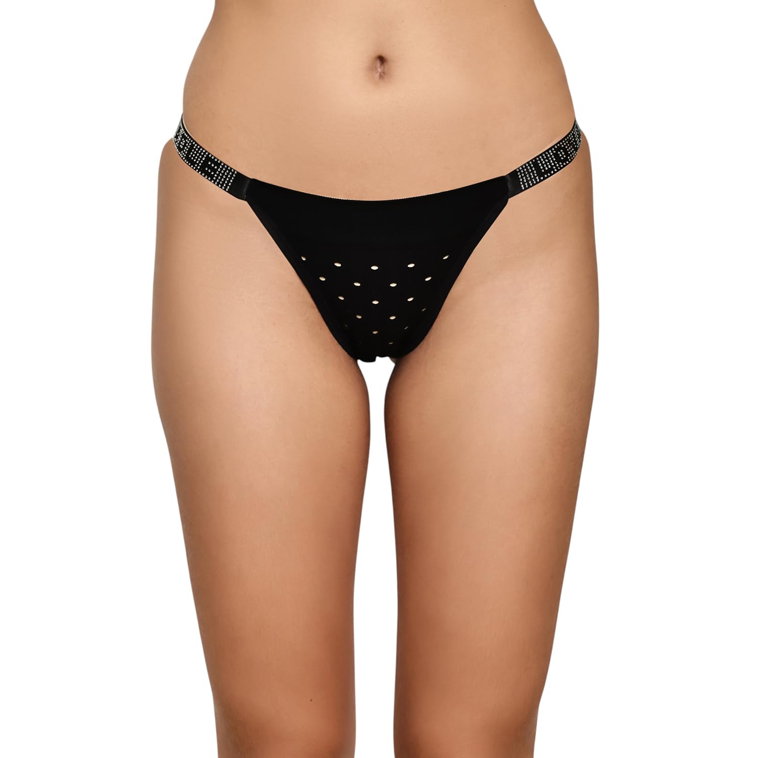 quttos Chic Rhinestone Strap Low Rise Bikini Panty-picture-15