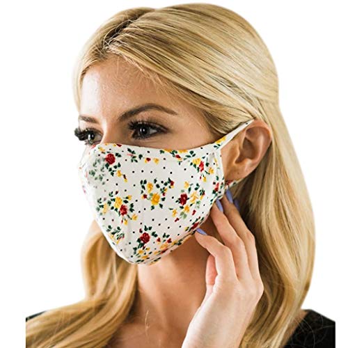 Preisvergleich Produktbild TTWOMEN Damen Bandana Multifunktionstuch Einfarbige Schlauchtuch Baumwoll Sommer UV-Schutz Dünn Mundschutz Halstuch Schlauchschal (Weiß, Einheitsgröße)