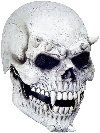 LEKA NEIL Skull Mask Creepy Halloween Full Head Skull Mask with M...