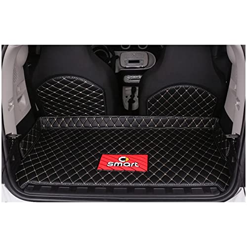 Tapis de coffre de qualité supérieure Smart Fortwo 453 noir - 2