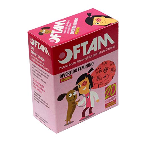 Divertido Feminino Pequeno, Oftam, 20 Unidades